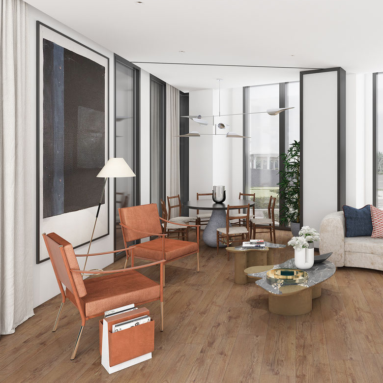 Mountain Oak Room Scene